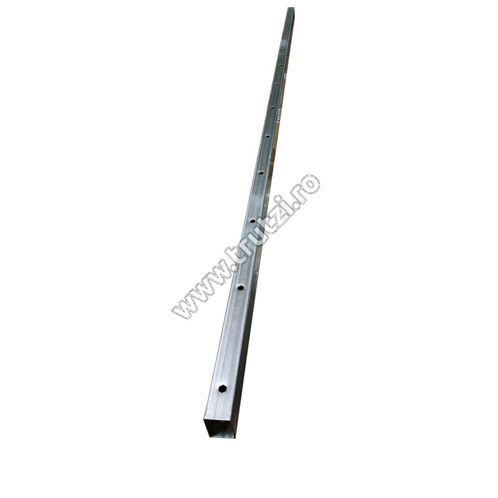 STALP ZINCAT 60*40*1.5 PENTRU PANOU 2D, H 2000MM - imagine 2