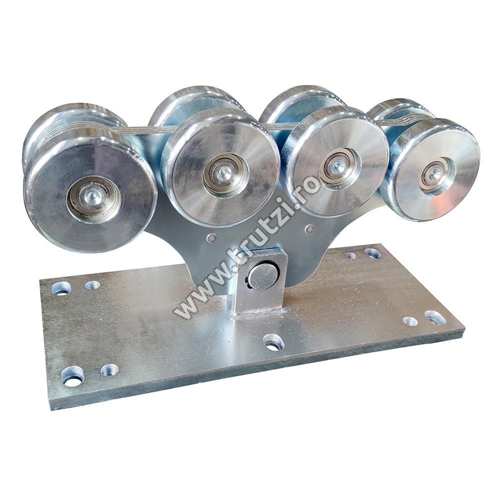 Imagine sistem cu 8 role poarta autoportanta 1300kg, 16m