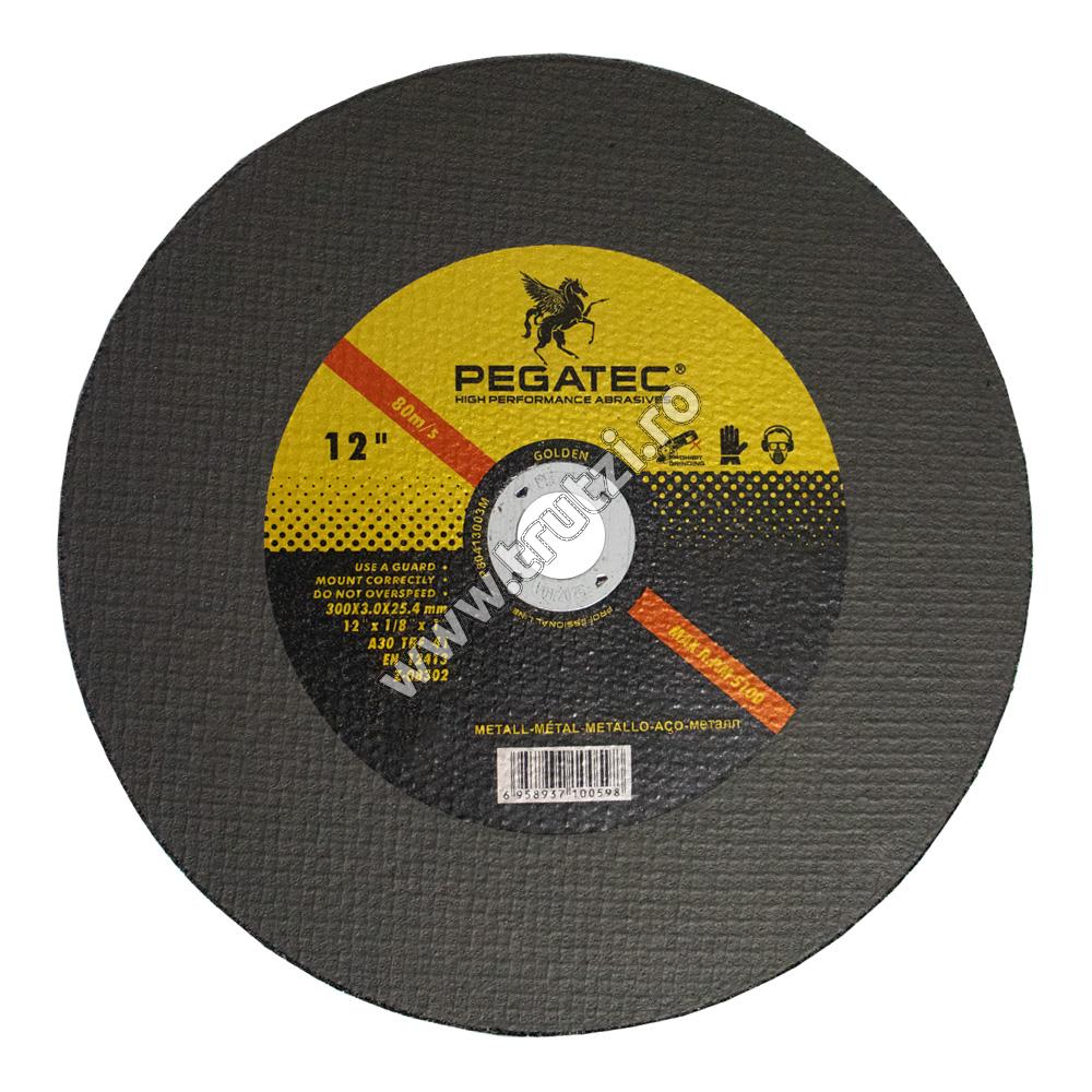 Imagine disc abraziv debitare metal 300x3.0x25.4mm pegatec