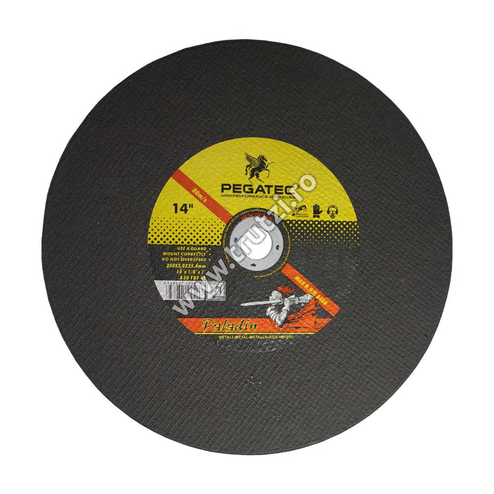 Imagine disc abraziv debitare metal 350x3.0x25.4mm pegatec