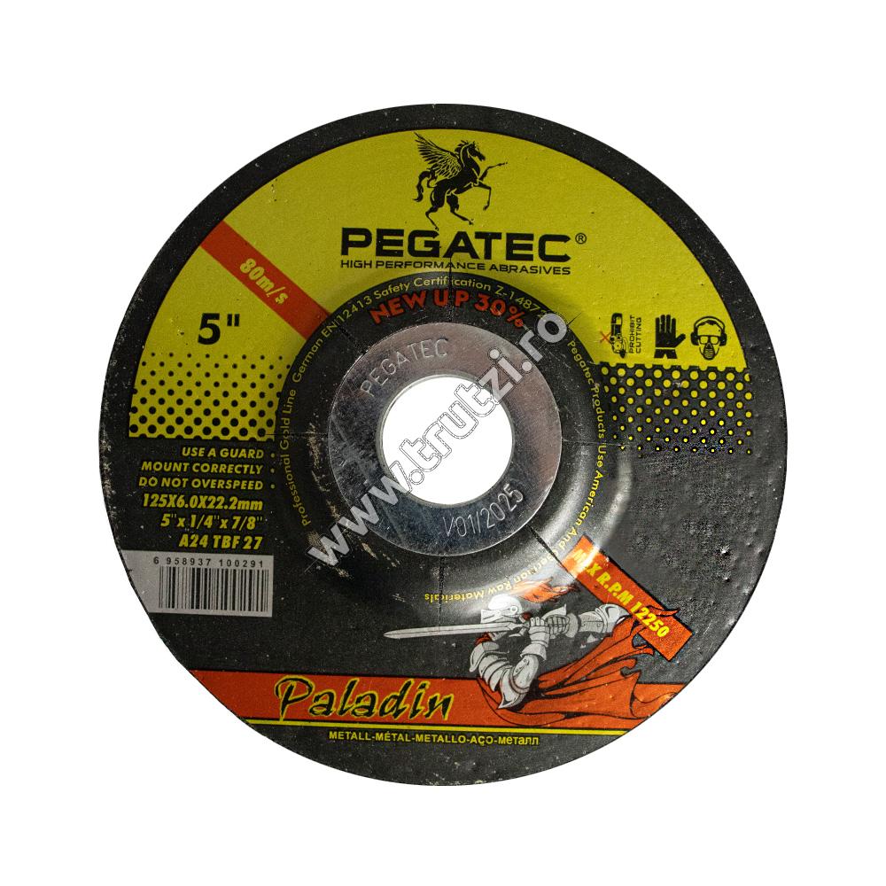 Imagine disc abraziv pt. polizat 125x6.0x22.0mm pegatec