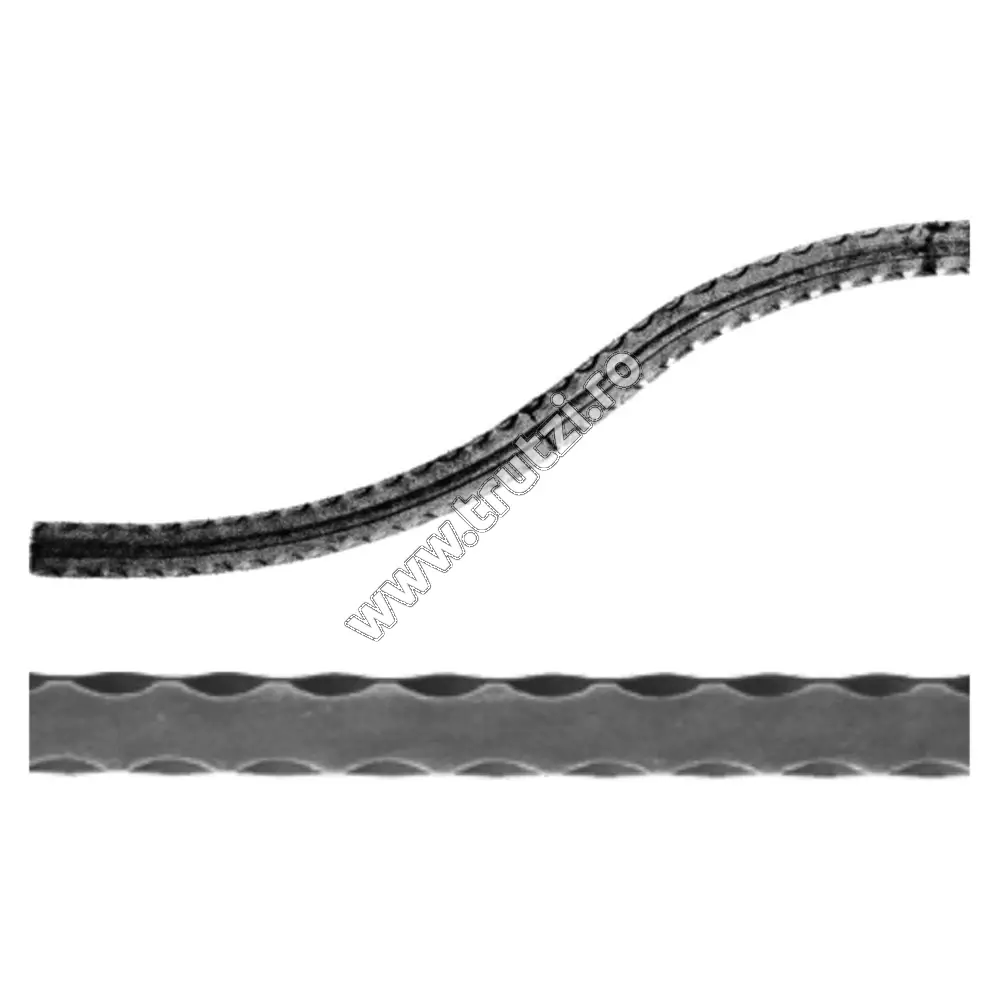 Imagine arcada "omega" pe stg sect. 25x4mm amprentat margini, h 250-300mm, l 2000