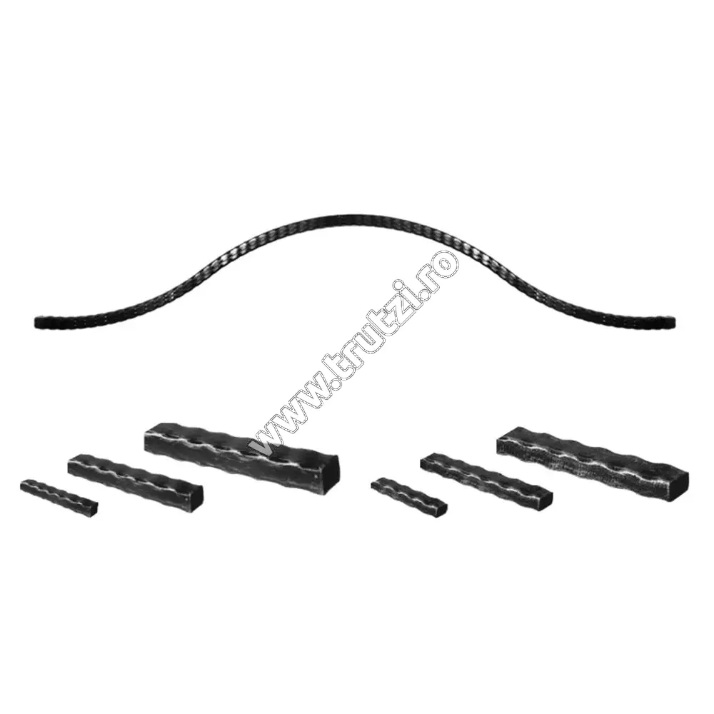 Imagine arcada "omega" sect. 30x10x1.5mm, h 230mm, l 2000mm