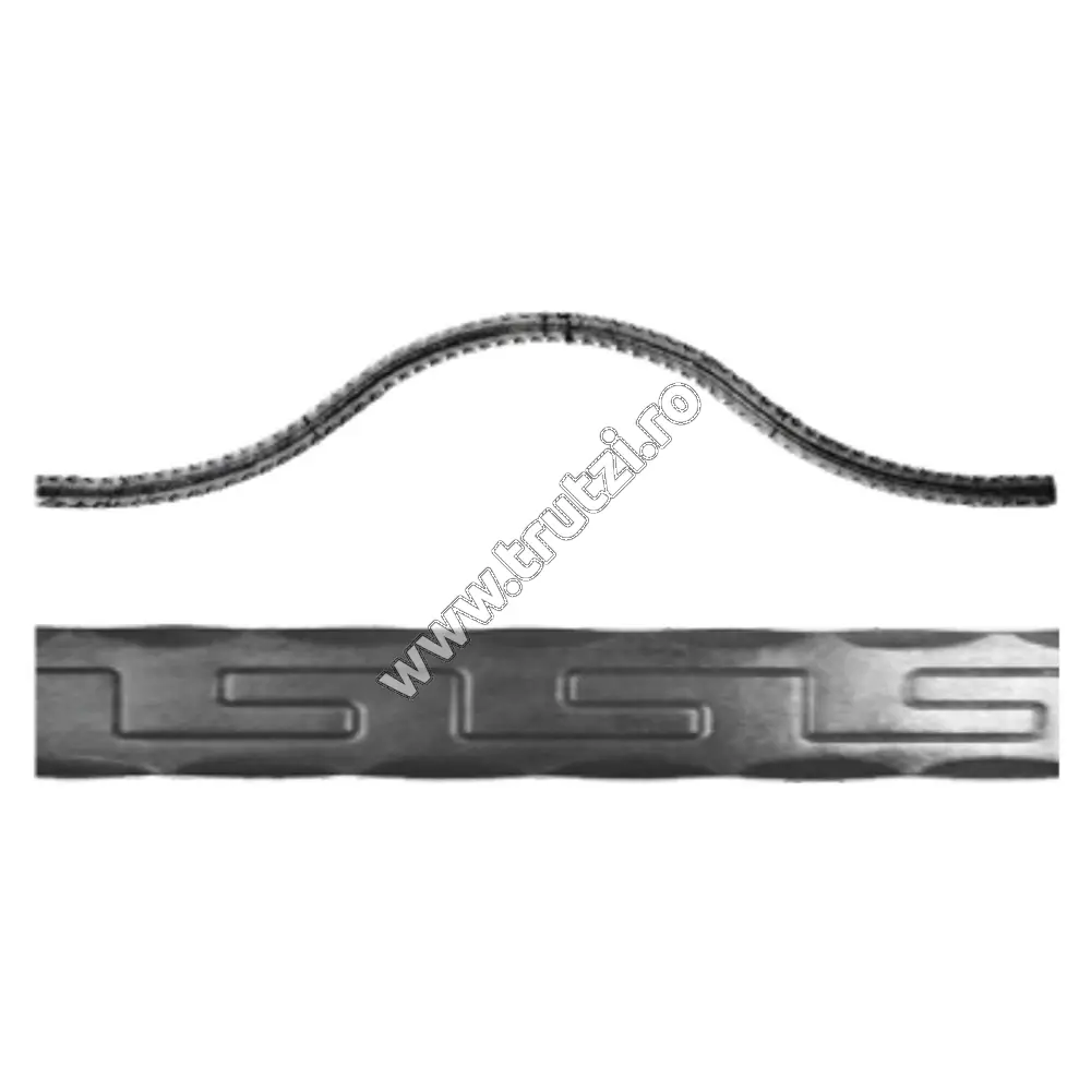 Imagine arcada "omega" sect 30x5 mm ,amprentat grecesc, h: 210-220mm , l: 1000mm