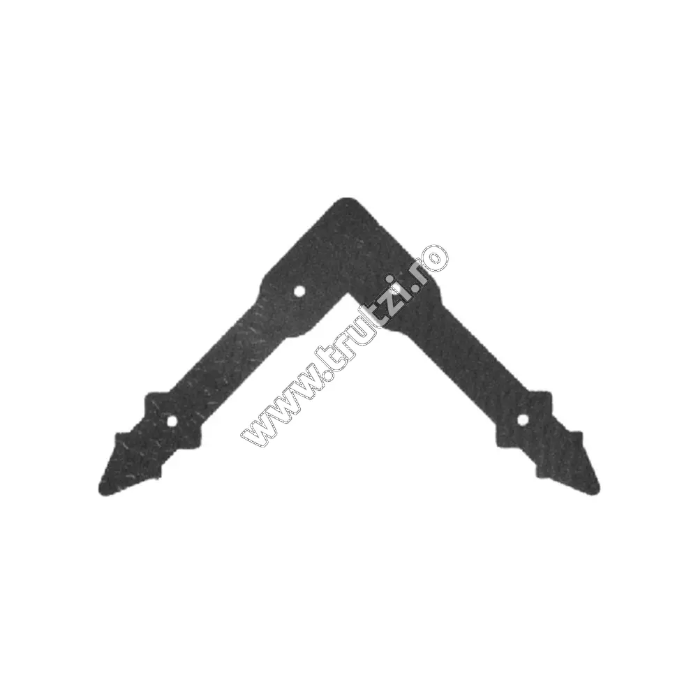 Imagine balama ornamentala din tabla ambutisata h 150mm, l 150mm, gr. 3mm