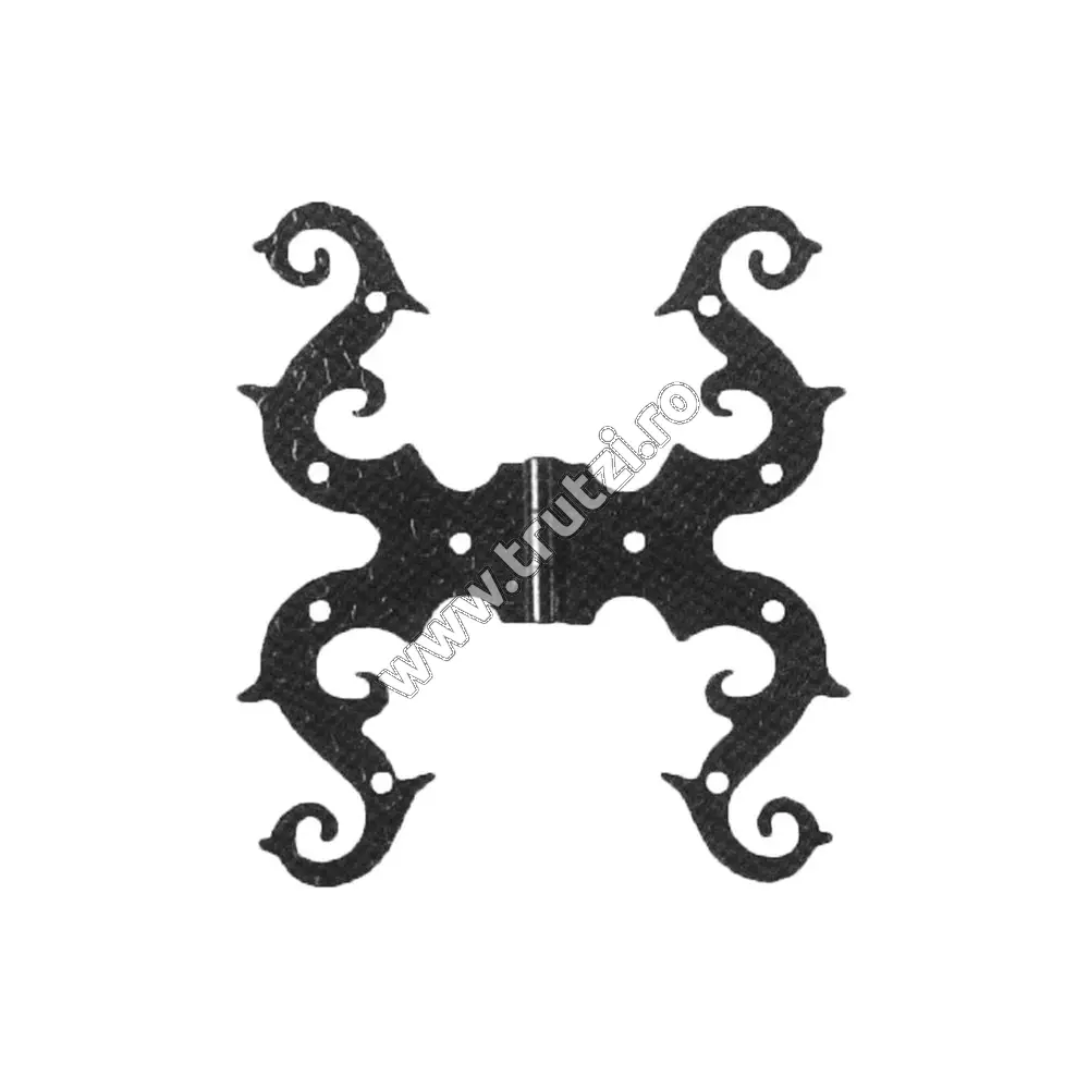 Imagine balama ornamentala din tabla ambutisata h 210mm, l 250mm, gr. 3mm