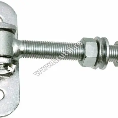 Imagine balama reglabilapentru usi metalice si de lemn, m-16mm, l-131mm, a-40mm, h-115mm