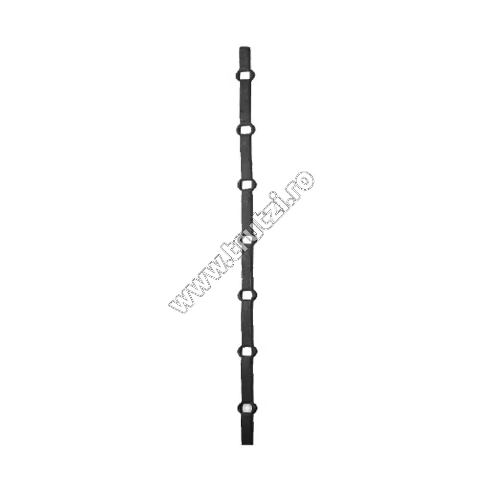 Imagine bara forata sect. 14x14 mm, gaura fi 14 mm, l 2000mm