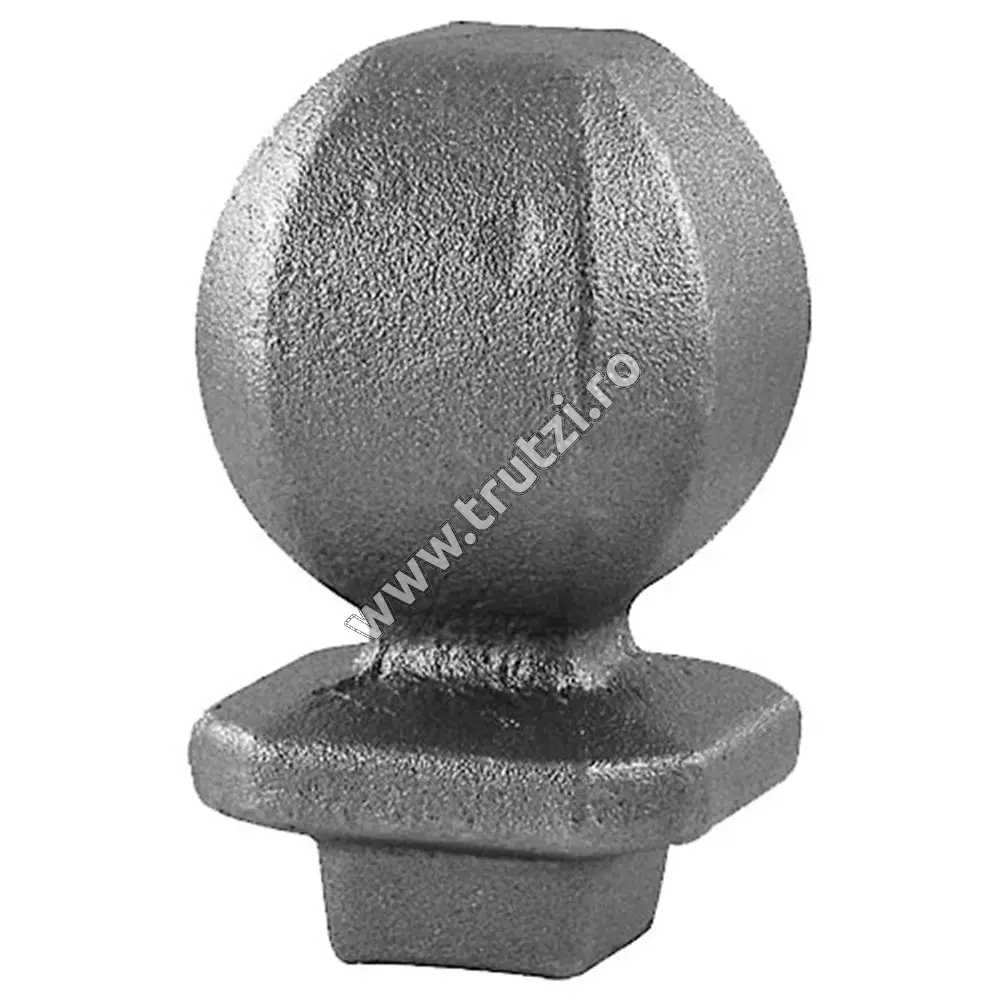 Imagine capat de stalp baza 30mm, h 96mm, l 55mm