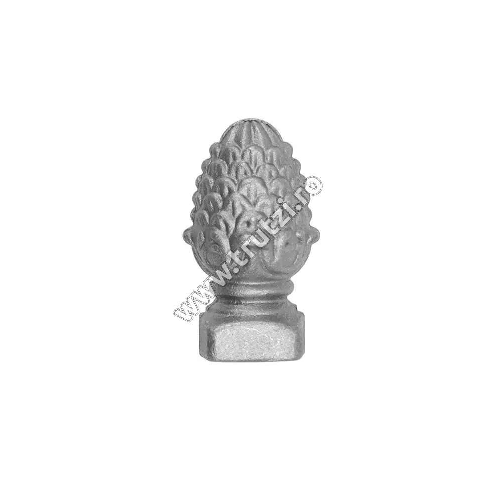 Imagine capat de stalp din otel baza 40x40mm, h 90mm