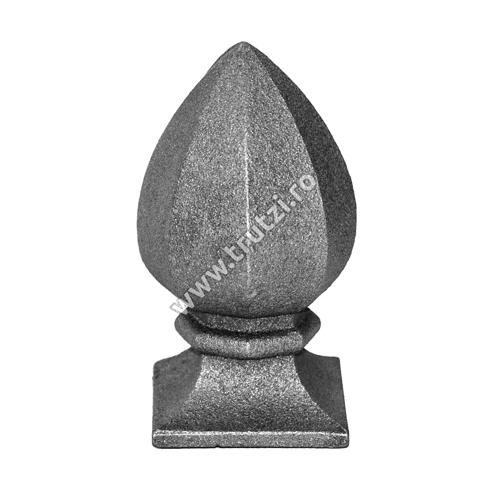 Imagine capat de stalp turnat baza 60x60mm, h 112mm