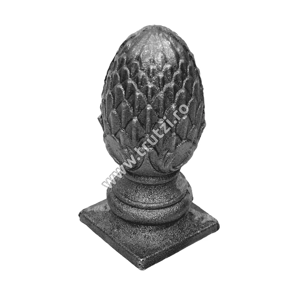 Imagine capat de stalp turnat baza 60x60mm, h 136mm
