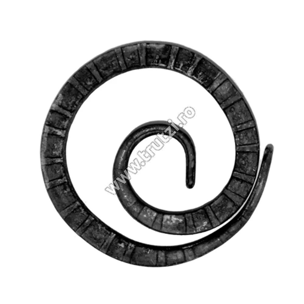 Imagine cerc melcat sect. 12x12mm amprentat transversal, diametru fi 100mm
