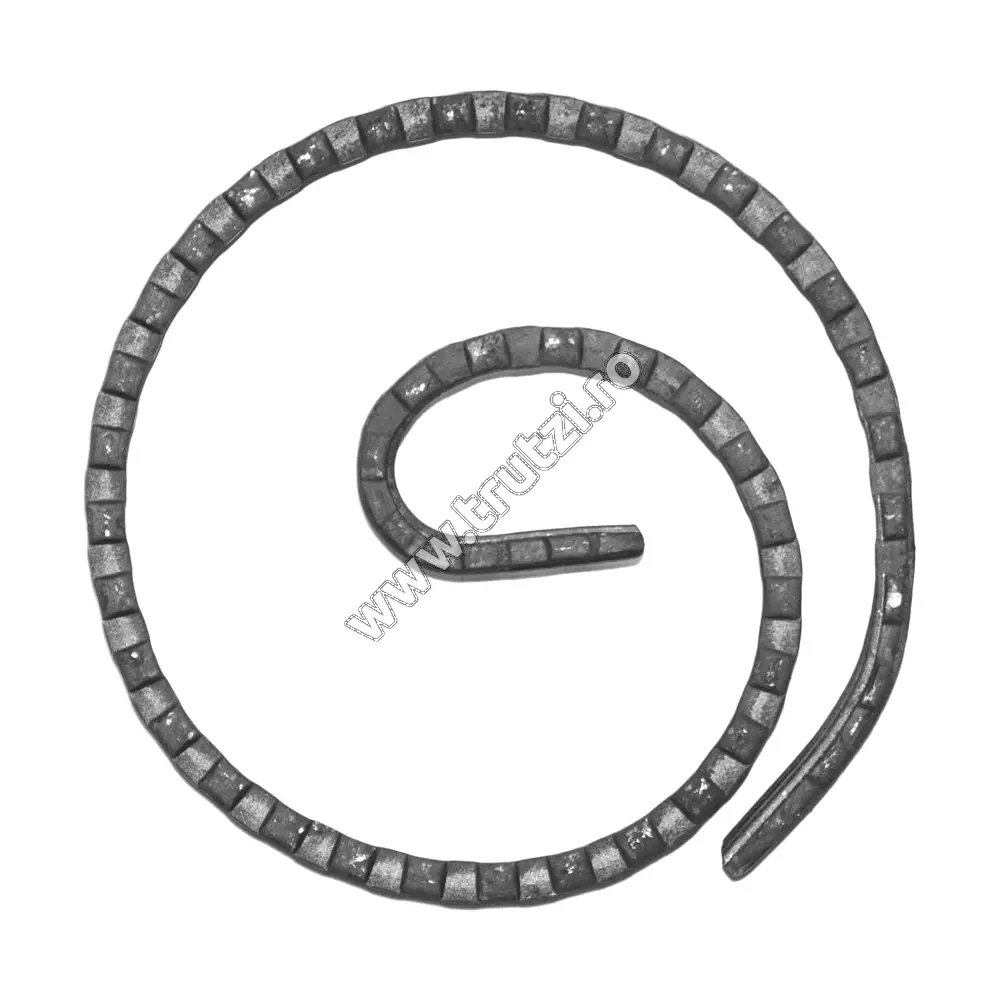 Imagine cerc melcat sect. 12x5mm amprentat cant, diametru fi 100mm