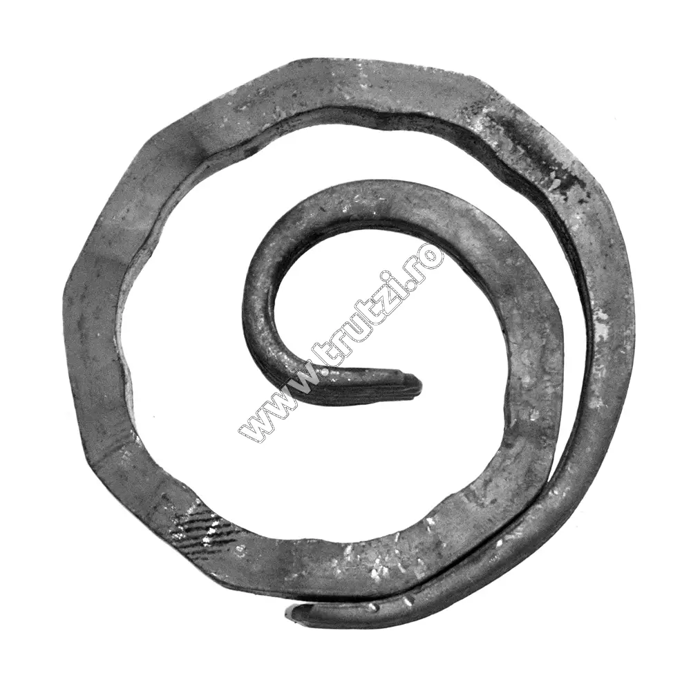 Imagine cerc melcat sect. 14x14mm amprentat batut, diametru fi 100mm