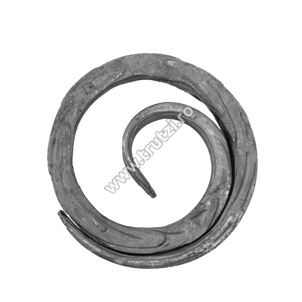 Imagine cerc melcat sect. 16x16mm amprentat scoarta, diametru fi 120mm