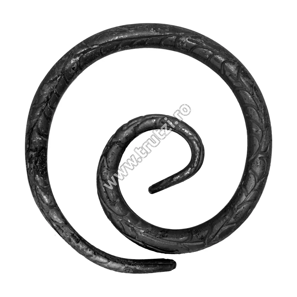 Imagine cerc melcat sect. fi 14mm amprentat spic, diametru fi 100mm