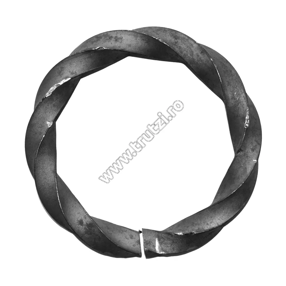 Imagine cerc sect. 12x12mm rasucit, diametru fi 120mm