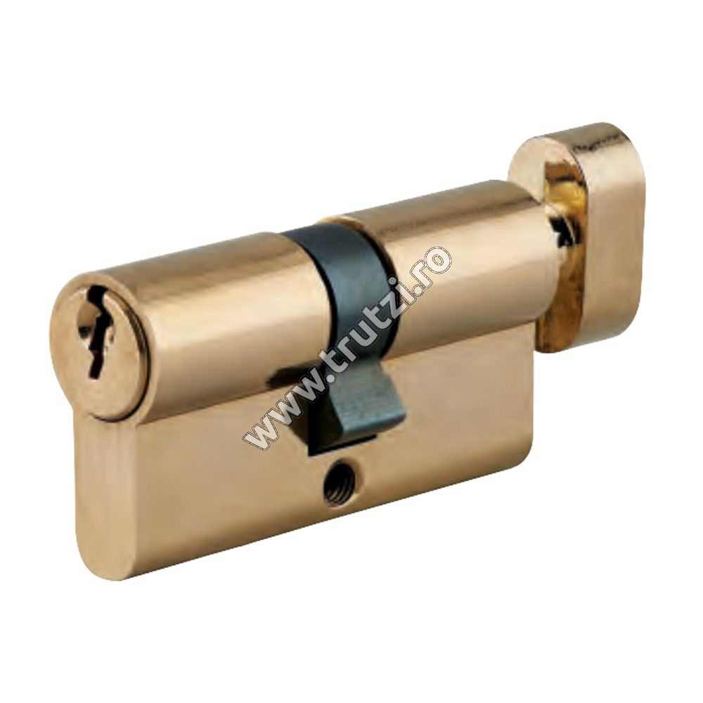 Imagine cilindru sa din alama cu buton si surub variabil de 60mm