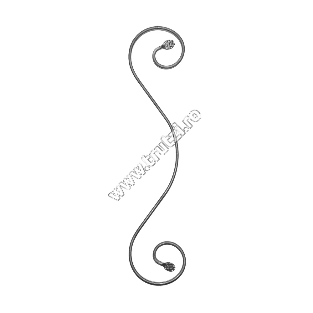 Imagine element acolada cu mura sect. 12x5mm, h 450mm, l 100mm