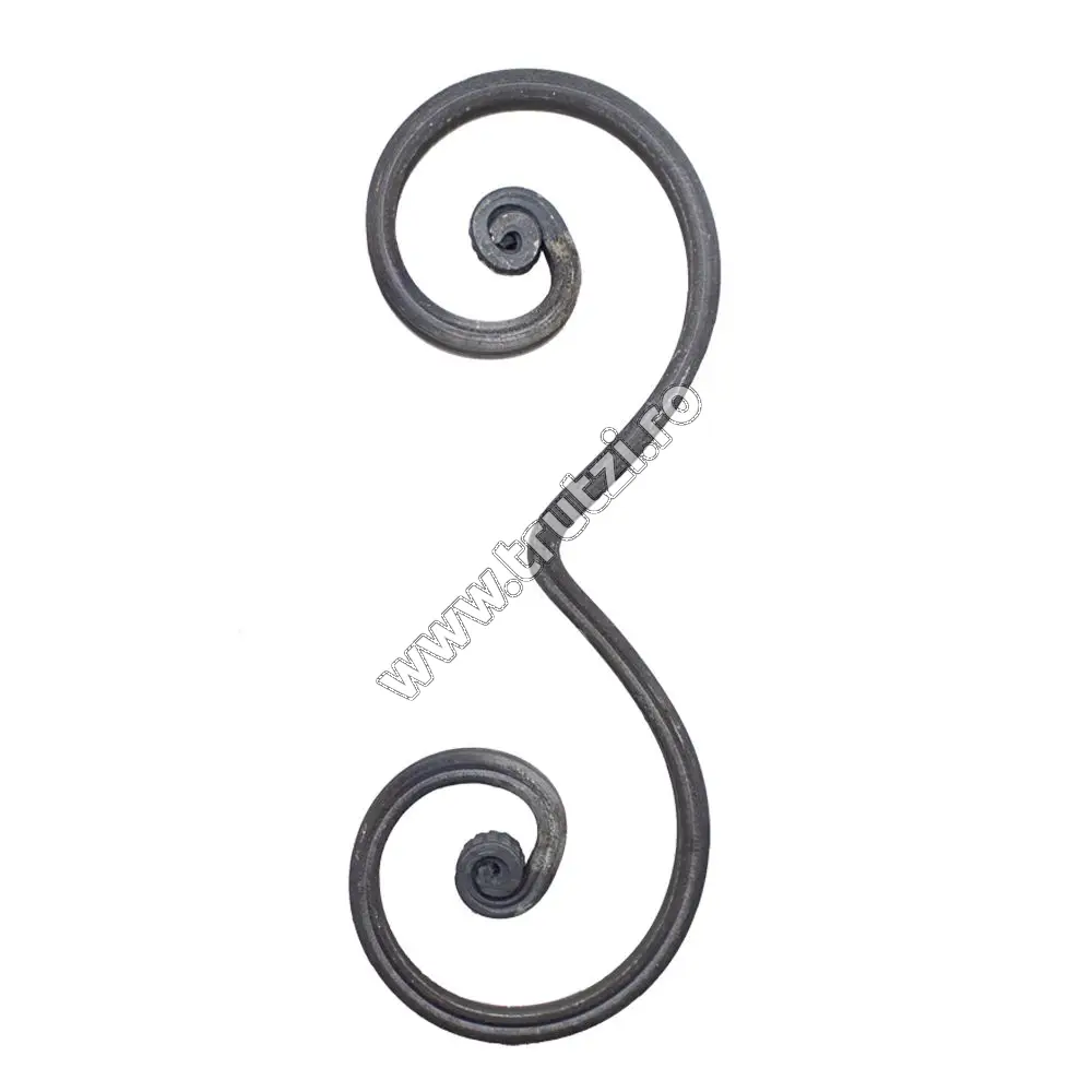Imagine element acolada roluit sect. 16x8mm, h 270mm, l 100mm