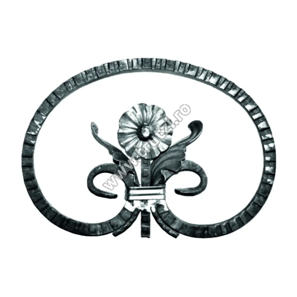 Imagine element "c" cu frunza sect. 12x12mm amprentat transversal, h 210mm, l 290mm