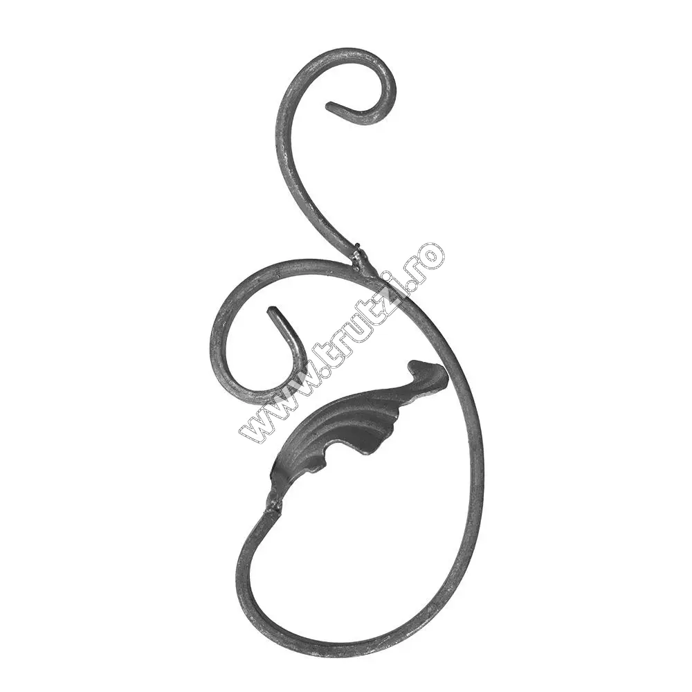 Imagine element "c" cu frunza sect. 12x5mm, h 230mm, l 95mm