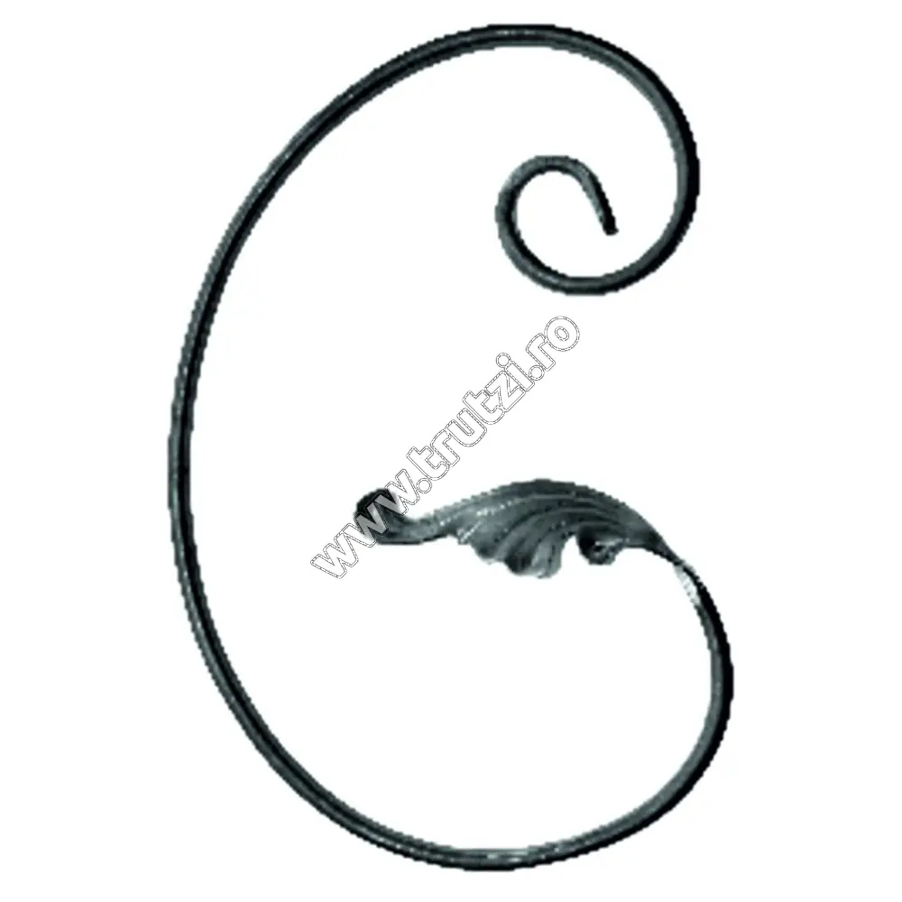 Imagine element "c" cu frunza sect. 12x5mm, h 290mm, l 185mm