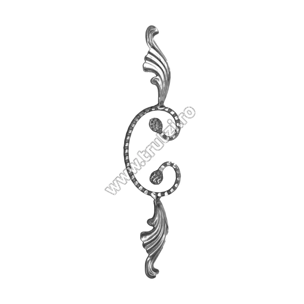Imagine element "c" cu mura si frunza sect 12x5 mm amprentat pe cant, h 300 mm, l 75 mm