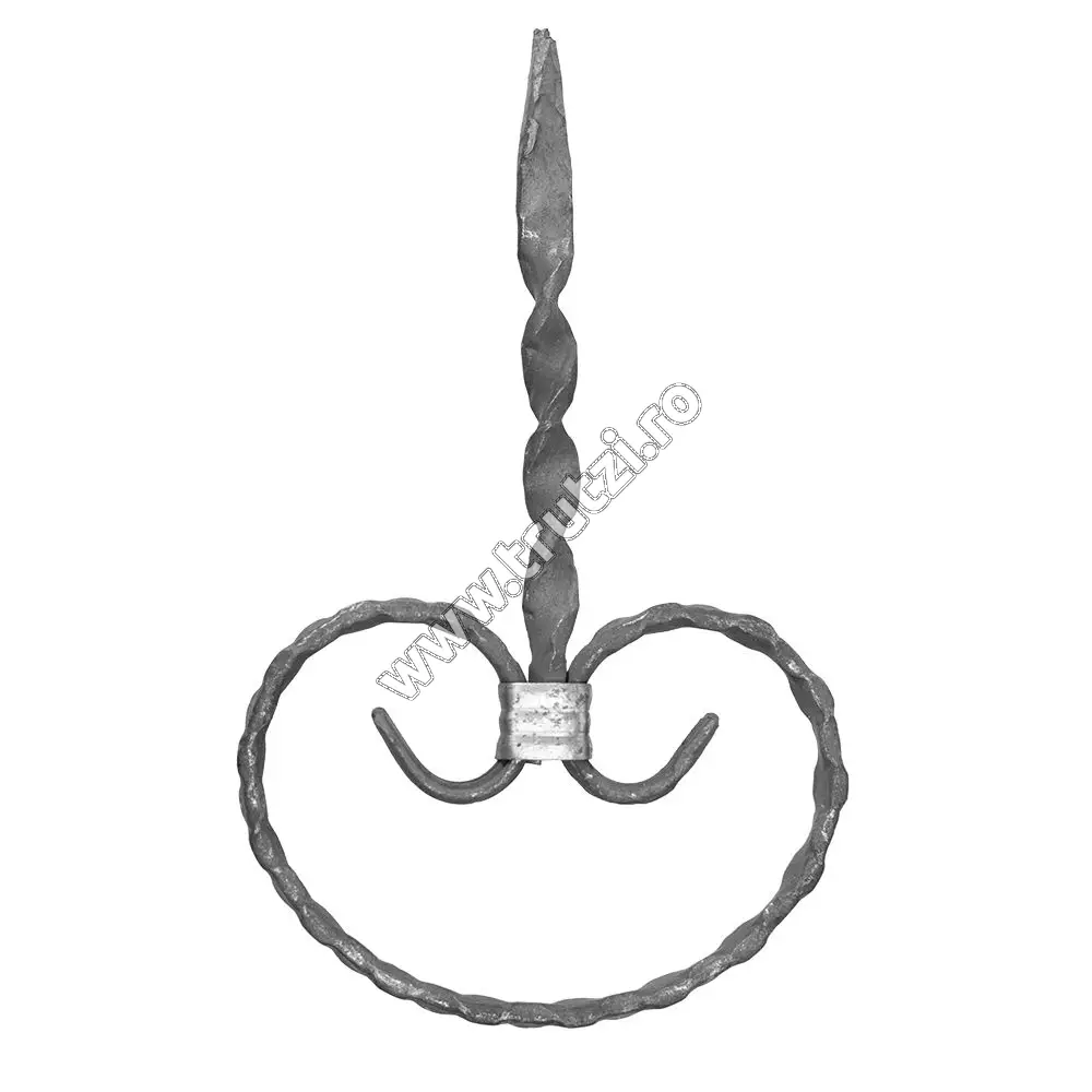 Imagine element "c" cu varf sect. 12x6mm amprentat, h 200mm, l 100mm