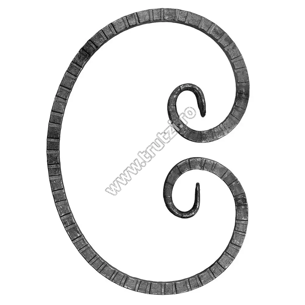 Imagine element "c" sect. 12x12mm amprentat trans, h 290mm, l 200mm