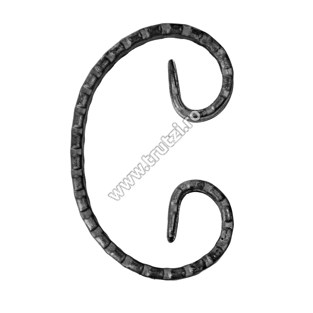 Imagine element "c" sect. 12x6mm amprentat cant, h 95mm, l 60mm