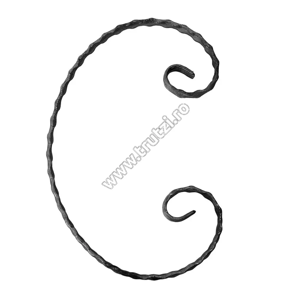 Imagine element "c" sect. 12x5mm amprentat, h 300mm, l 160mm