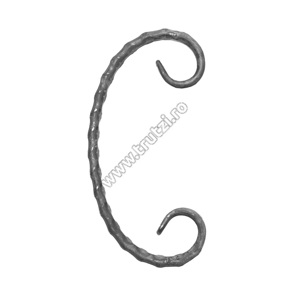 Imagine element "c" sect 14x6 mm amprentat , h : 170mm , l : 90mm