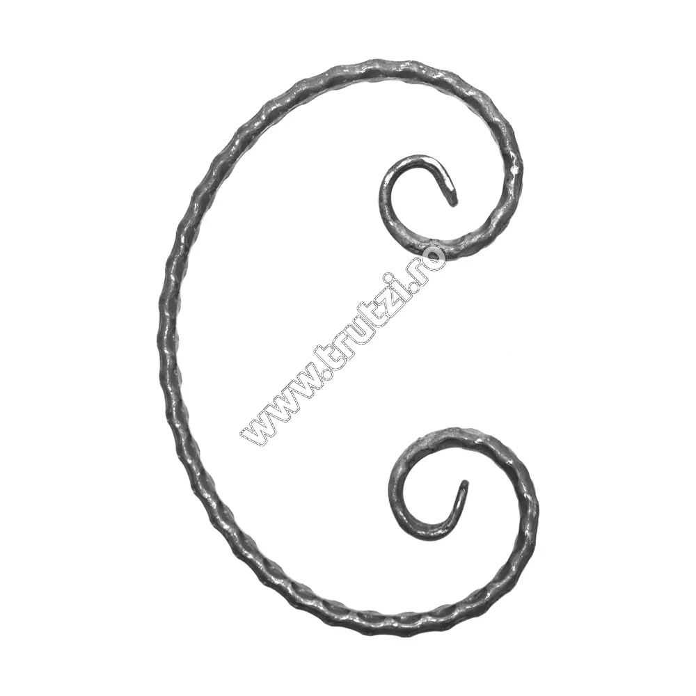Imagine element "c" sect. 14x6mm amprentat, h 250mm, l 160mm