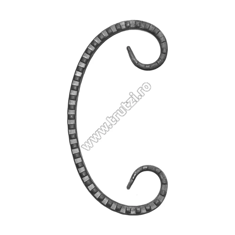 Imagine element "c" sect. 14x8mm amprentat cant, h 170mm, l 90mm