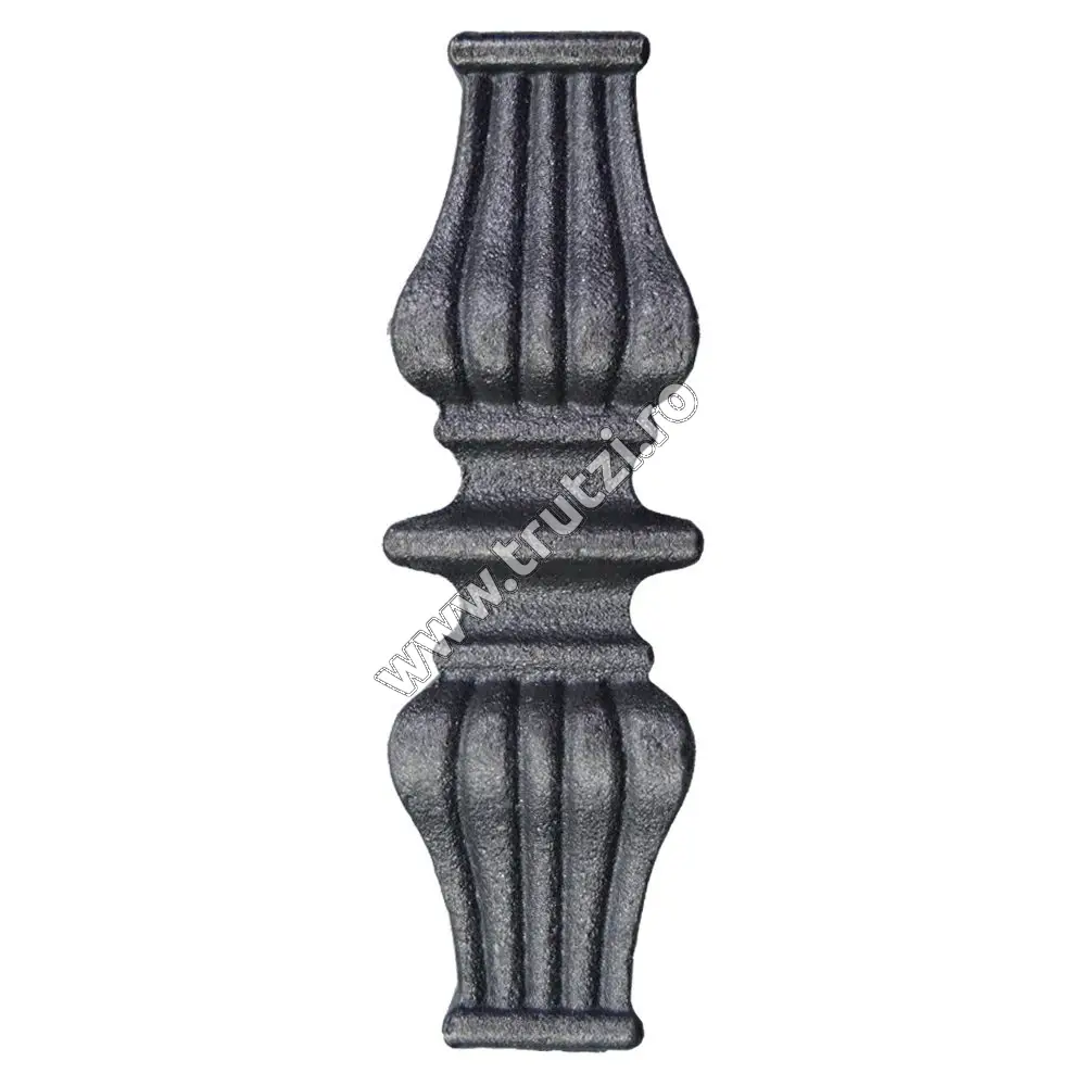Imagine element de mijloc turnat gaura 14x14mm, h 145mm, l 44mm