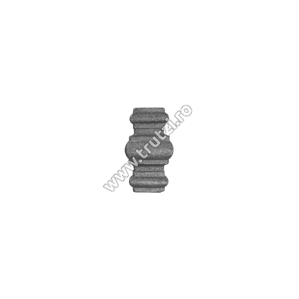 Imagine element de mijloc turnat gaura 14x14mm, h 63mm, l 37mm