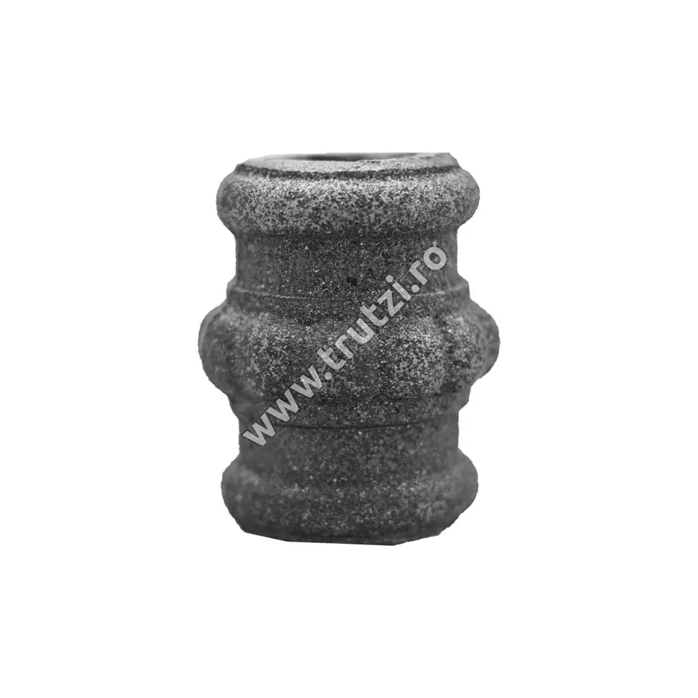 Imagine element de mijloc turnat gaura 16x16mm, h 49mm, l 40mm