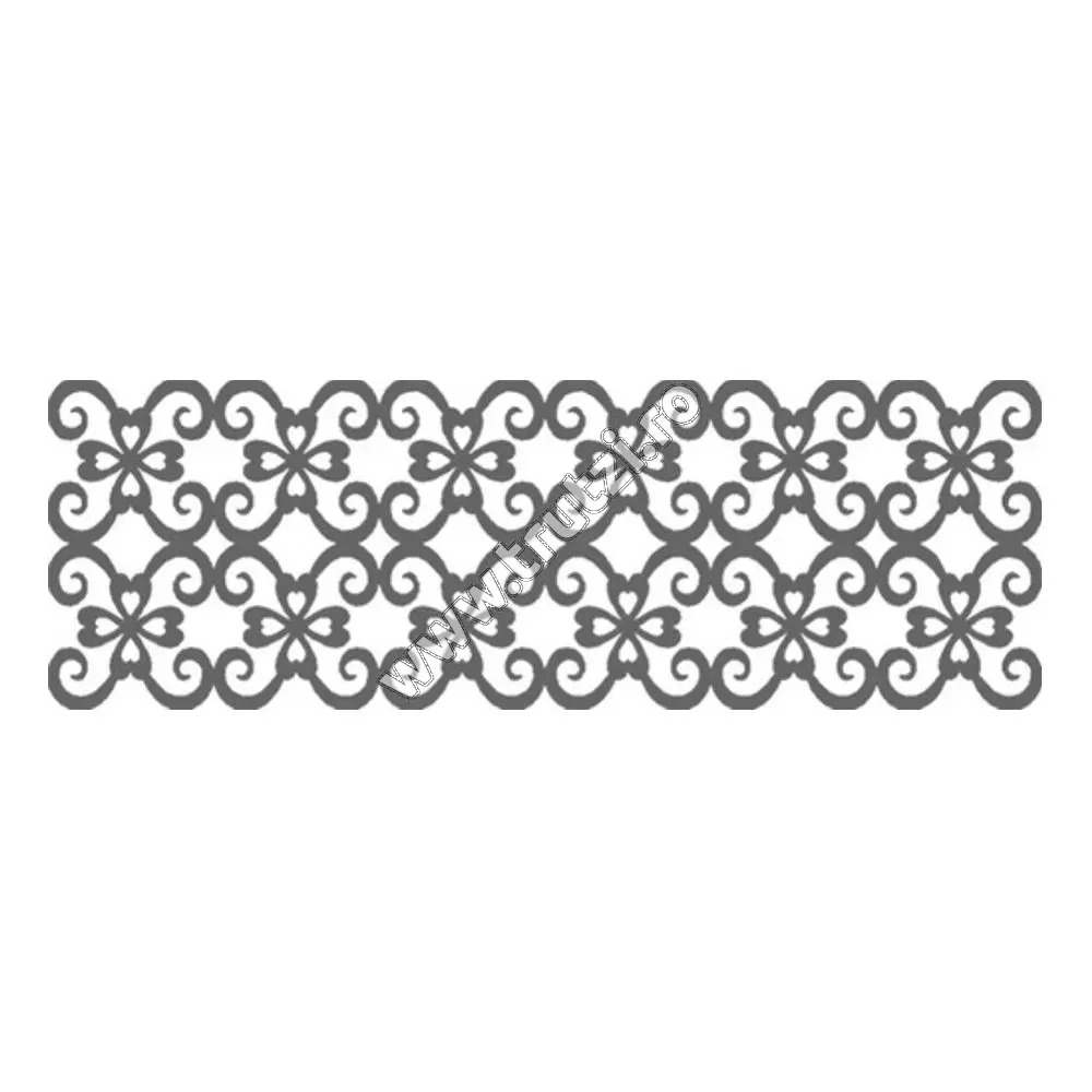 Imagine element  decorativ din tabla decupata h 400mm, l 1200mm, gr. 3mm