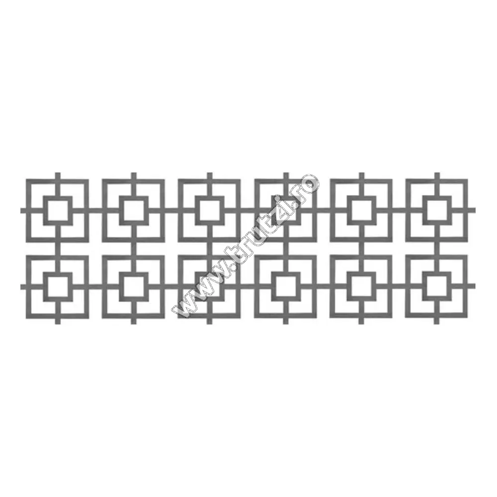 Imagine element  decorativ din tabla decupata h 400mm, l 1200mm, gr. 3mm