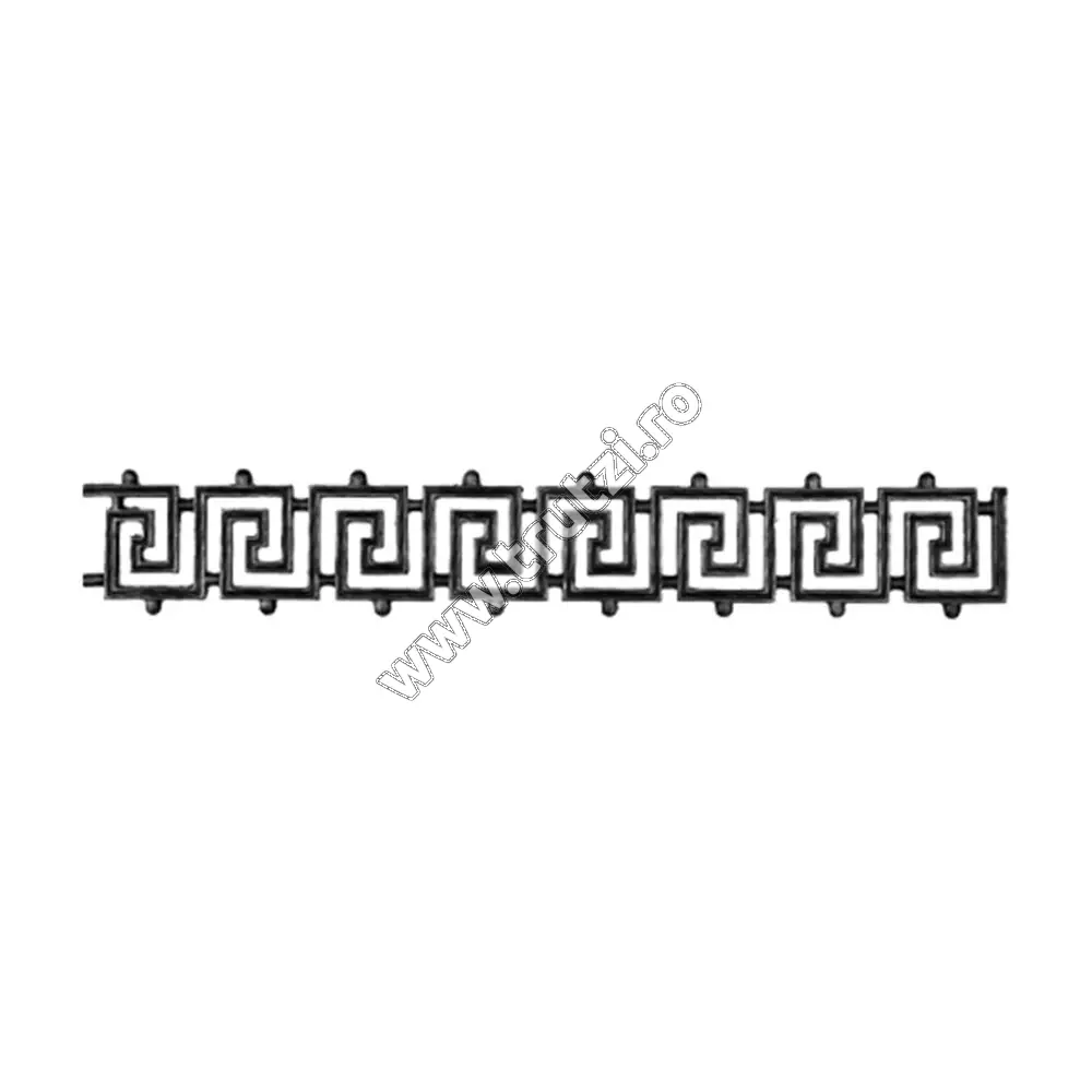 Imagine element decorativ turnat sect. 10x10mm, h 90mm, l 530mm
