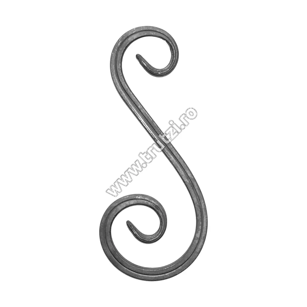 Imagine element "s" sect. 12x12mm canelat, h 250mm, l 130mm