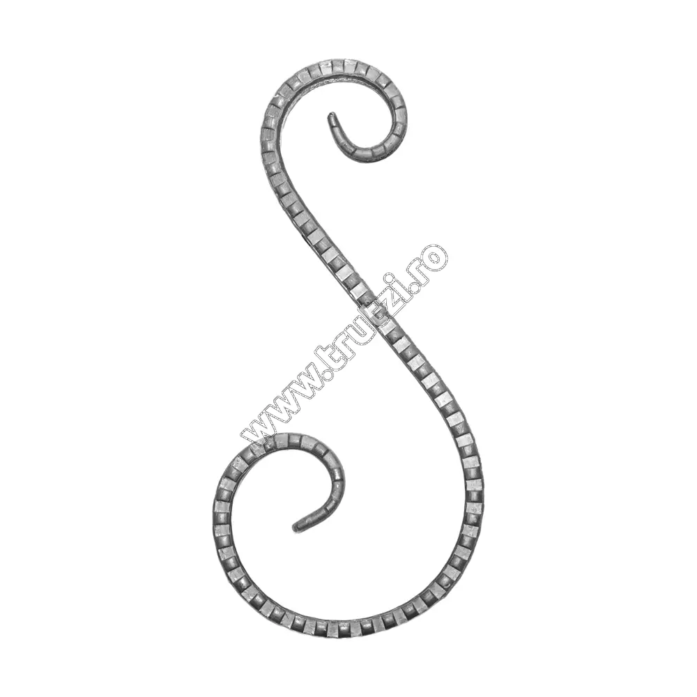 Imagine element "s" sect. 16x6mm  amprentat cant, h 250mm , l 120mm