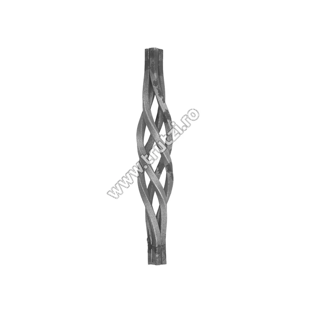 Imagine element spiralat baza 10x10mm, h 160mm, l 28mm