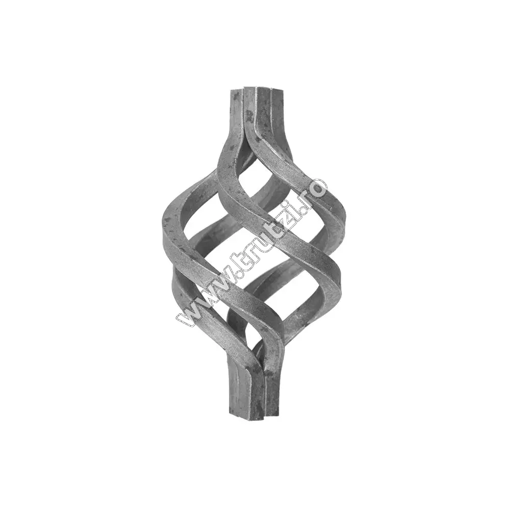 Imagine element spiralat baza 20x20mm, h 160mm, l 95mm