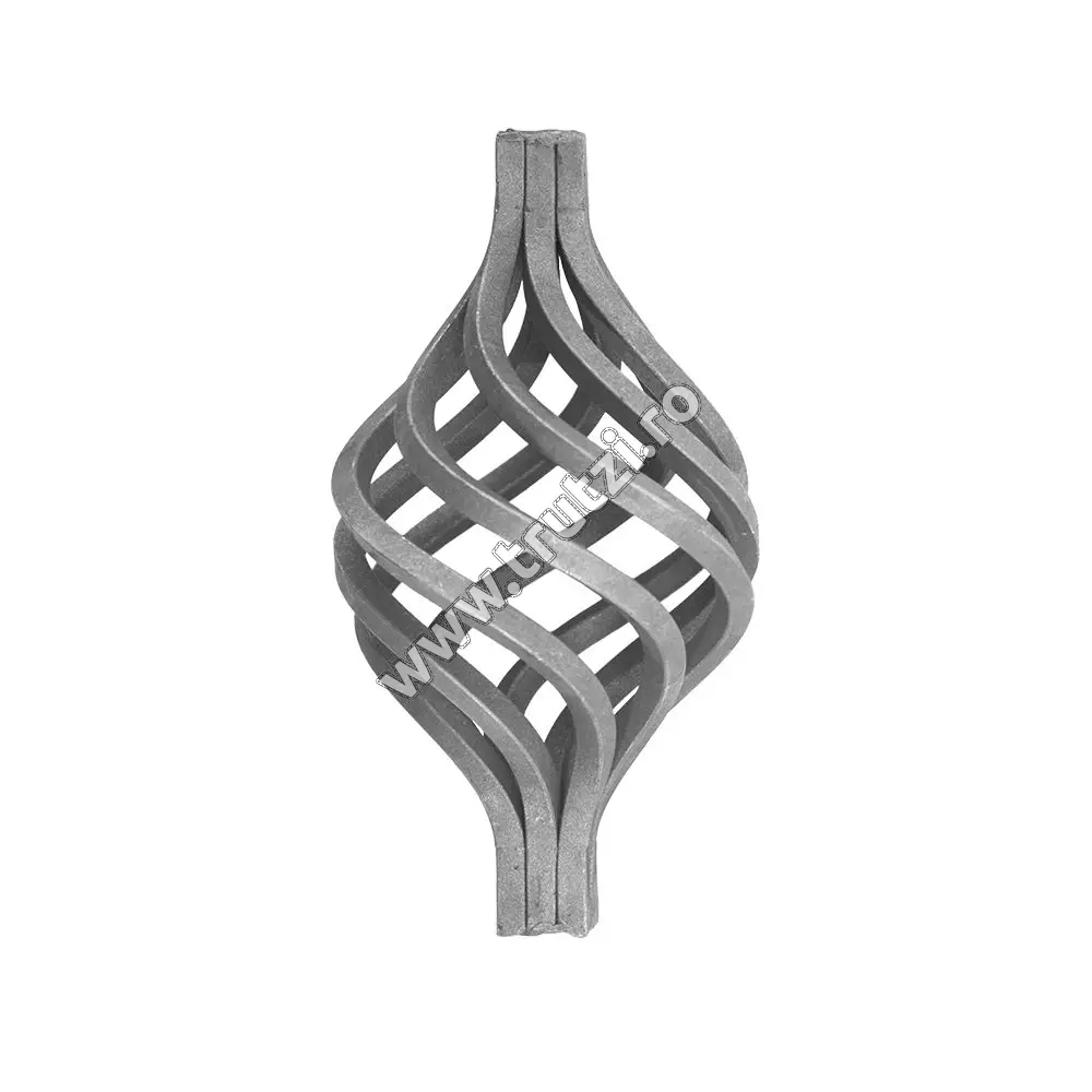 Imagine element spiralat baza 20x20mm, h 180mm, l 100mm