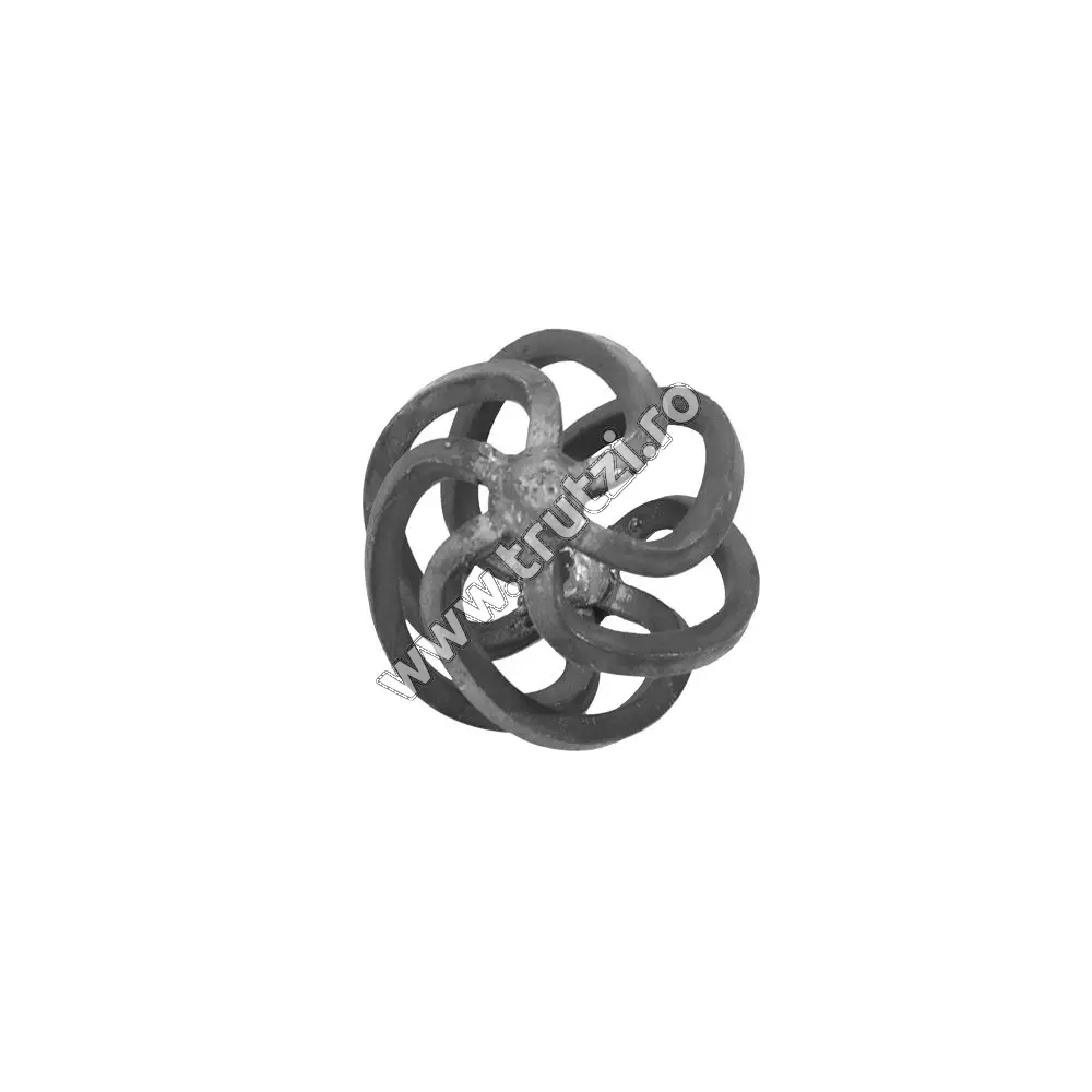 Imagine element spiralat baza 6x6mm, h 70mm, l 70mm