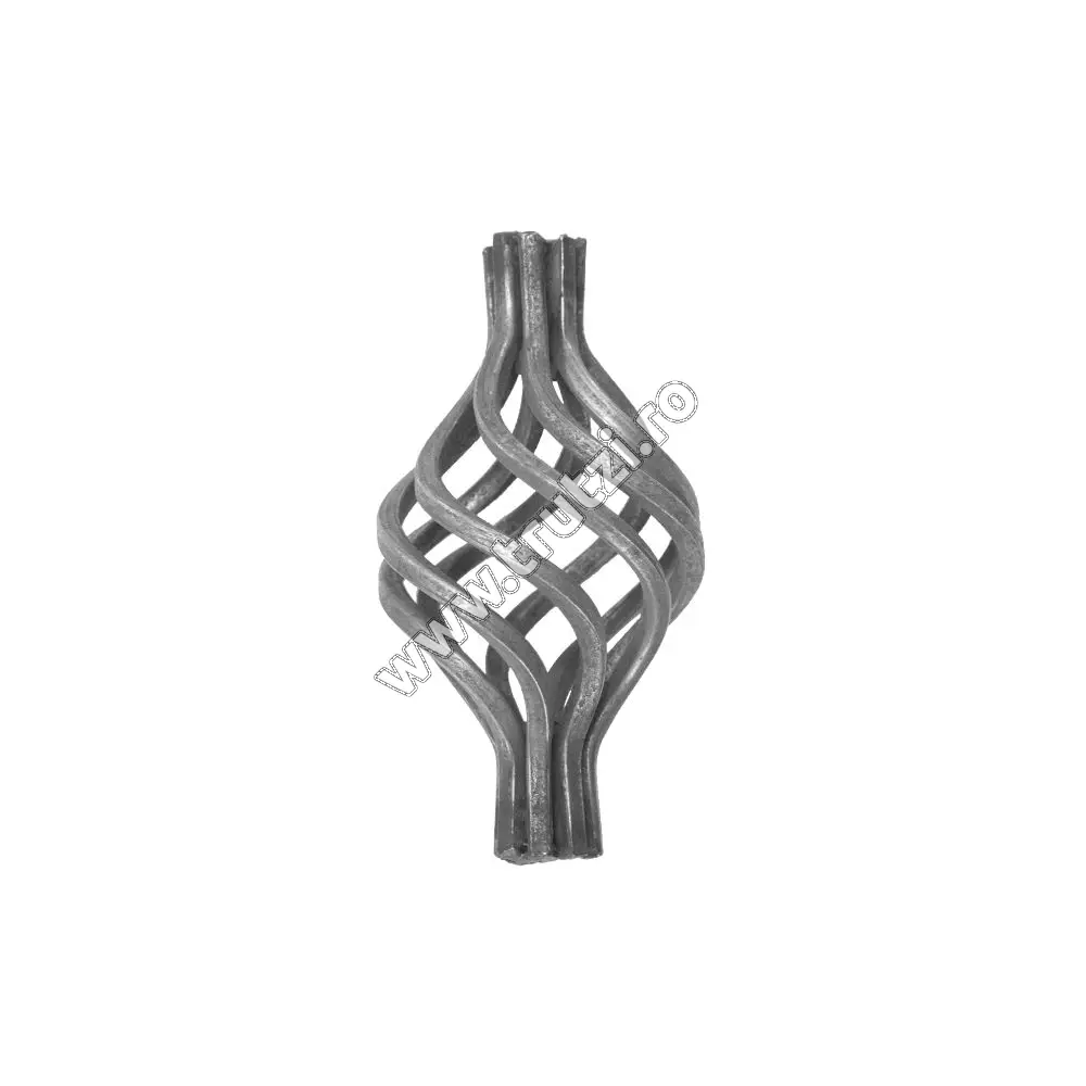 Imagine element spiralat baza fi 22, h 135mm, l 75mm