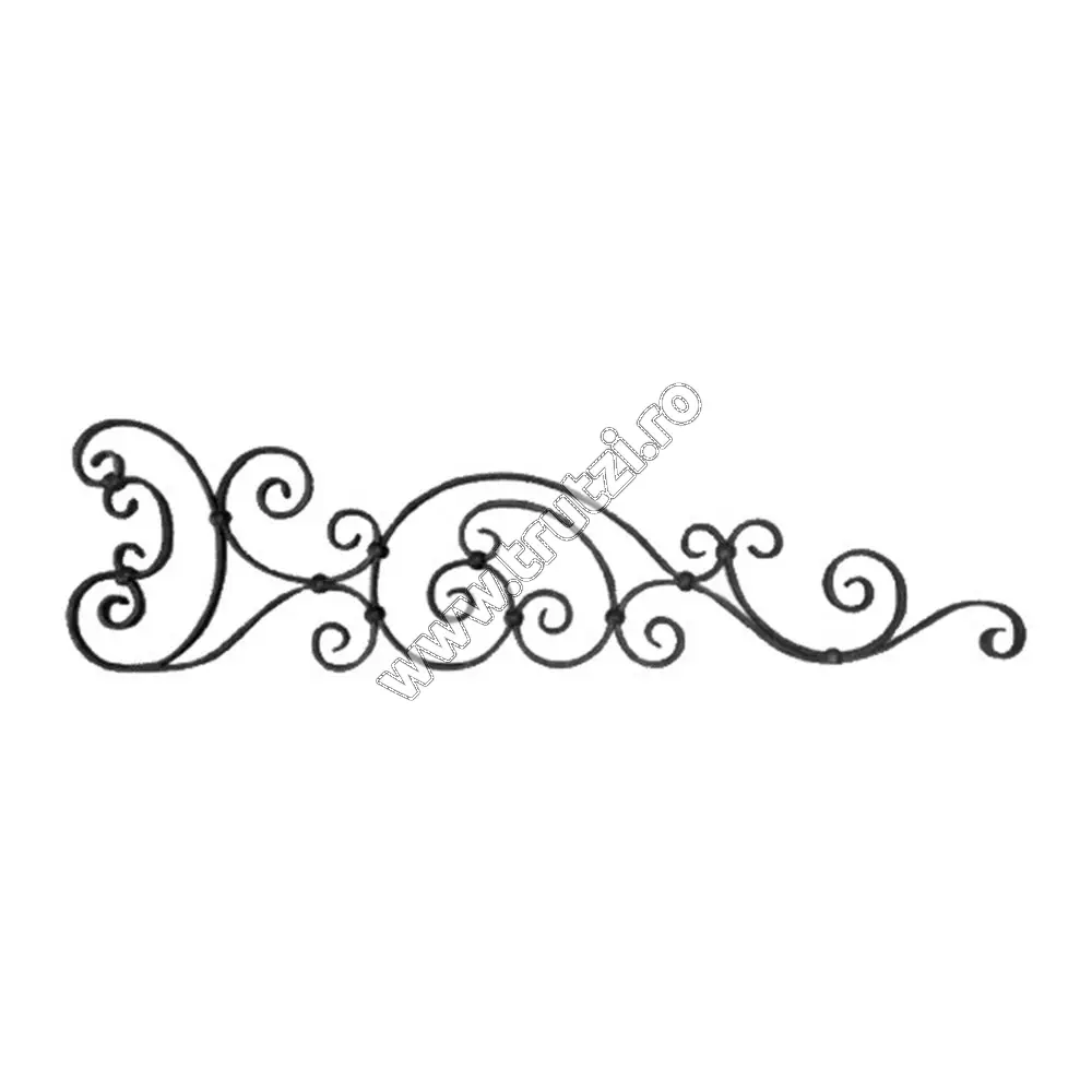 Imagine element superior porti 20x5mm, h 330mm, l 1600mm